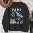 Papa Of The Birthday Boy Monster Truck Family Matching Sweatshirt Gifts for Old Women