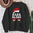 Papa Claus Weihnachtsmann Weihnachten Sweatshirt Geschenke für alte Frauen