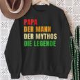 Papa Die Legend Father's Day S Sweatshirt Geschenke für alte Frauen