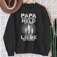 Papa Erster Held Des Shnes Ersten Liebe Der Tochter Sweatshirt Geschenke für alte Frauen