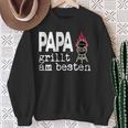 Papa Grillt Am Beste Griller Am Ort Sweatshirt Geschenke für alte Frauen