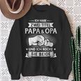 Papa Und Opa Rock Fäuste Sweatshirt Geschenke für alte Frauen