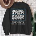 Papa Und Sohnnicht Immer Einer Meinung Aber Herz Und Seele Kapuzenjacke Sweatshirt Geschenke für alte Frauen