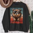 Papabäratertag Bester Papa Bär Sweatshirt Geschenke für alte Frauen