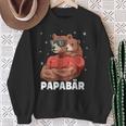 Papabear Bear Papa Und Baby Papa Father's Day Für Einen Papa Sweatshirt Geschenke für alte Frauen