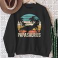 Papasaurus T-Rex Papa Dad Dino Dinosaur Sweatshirt Geschenke für alte Frauen