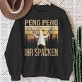 Peng Peng Ihr Spacken Sweatshirt, Vintage Gänse-Design Lustig Geschenke für alte Frauen