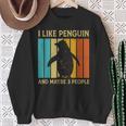 I Like Penguins And Maybe 3 People Penguin Lovers Sweatshirt Gifts for Old Women