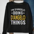 Personalized First Name I'm D'angelo Doing D'angelo Things Sweatshirt Gifts for Old Women