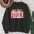 Philly Believe Ring The Bell Philadelphia Baseball Player Sweatshirt Gifts for Old Women