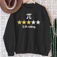 Pi 314 Star Rating Pi Humor Pi Day Novelty Sweatshirt Gifts for Old Women
