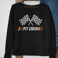 Pit Crew Race Car Parties Parents Pit Racing Drag Dress Sweatshirt Gifts for Old Women