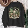 Plant Lover Skeleton Plants Not People Sweatshirt Gifts for Old Women