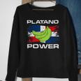 Platano Power Dominican Republic Flag Sweatshirt Gifts for Old Women