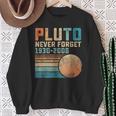 Pluto Never Forget 1930-2006 Vintage Sweatshirt, Retro Design Geschenke für alte Frauen