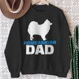 Pomeranian Zwergspitz Papa Sweatshirt Geschenke für alte Frauen