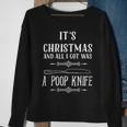 Poop Knife Life Sweatshirt Gifts for Old Women