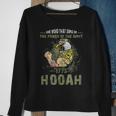 Power Of The Army Hooah Veteran Pride Military Sweatshirt Gifts for Old Women