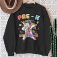 Pre-K Here I Come Dabbing Unicorn Back To School Sweatshirt Gifts for Old Women
