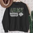 Proud Army National Guard Military Family Veteran Army Sweatshirt Gifts for Old Women