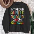 Proud Auntie Of Kindergarten Graduate 2024 Graduation Auntie Sweatshirt Gifts for Old Women