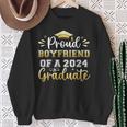 Proud Boyfriend Of A 2024 Graduate Senior Graduation Men Sweatshirt Gifts for Old Women