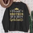 Proud Brother Of A 2024 Graduate Senior Graduation Boys Sweatshirt Gifts for Old Women
