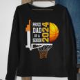 Proud Dad Of A Basketball Senior 2024 Sweatshirt Gifts for Old Women