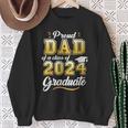 Proud Dad Of A Class Of 2024 Graduate Senior 24 Graduation Sweatshirt Gifts for Old Women