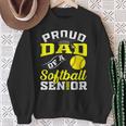 Proud Dad Of A Softball Senior 2024 Dad Graduation Sweatshirt Gifts for Old Women