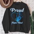 Proud Foster Dad Family National Foster Care Month Sweatshirt Gifts for Old Women