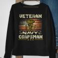 Proud Veteran Navy Corpsman For Men Sweatshirt Gifts for Old Women