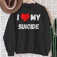Provocative Suicide Awareness Activism Advocacy Sweatshirt Gifts for Old Women