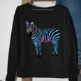 Psychedelic Zebra Trippy Zebra Animal Sweatshirt Gifts for Old Women