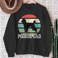 Pudel Papa I Retro Pudel Sweatshirt Geschenke für alte Frauen