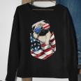 Pug In Pocket Dog 4Th July Usa Flag Sweatshirt Gifts for Old Women