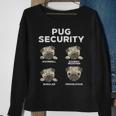 Pug Security Animal Pet Dog Lover Owner Sweatshirt Gifts for Old Women