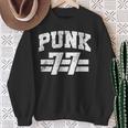 Punk 77 1977 Punk Rock Camisa de entrenamiento Regalos para ancianas