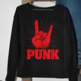 Punk Mohawk Punk Rocker Punker Black Sweatshirt Geschenke für alte Frauen