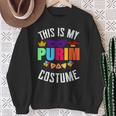 This Is My Purim Costume Purim Jewish Holiday Festival Jew Sweatshirt Gifts for Old Women