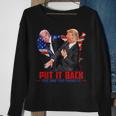 Put It Back The Way You Found It Trump Slap Anti Biden Sweatshirt Gifts for Old Women