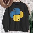 Python Logo Programmer Sweatshirt Geschenke für alte Frauen