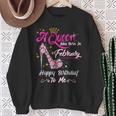 A Queen Was Born In February February Birthday Girl Sweatshirt Gifts for Old Women