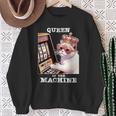 Queen Of The Slot Machine Casino Gambling Lover Sweatshirt Gifts for Old Women