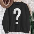 Question Mark Symbol Punctuation Mark Sweatshirt Gifts for Old Women
