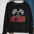 Race Car Birthday Party Racing Family Pit Crew Parties Sweatshirt Gifts for Old Women