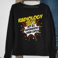 Radiology Tech Superhero Comic Idea Sweatshirt Gifts for Old Women