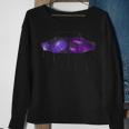 Rain Purple Umbrella Violet Favorite Color Sweatshirt Gifts for Old Women