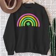 Rainbow Green Four Leaf Clover Proud Irish St Patrick's Day Sweatshirt Gifts for Old Women