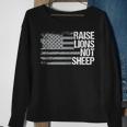 Raise Lions Not Sheep American Patriot Patriotic Lion Sweatshirt Gifts for Old Women